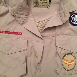 Boy scouts of America uniform shirt